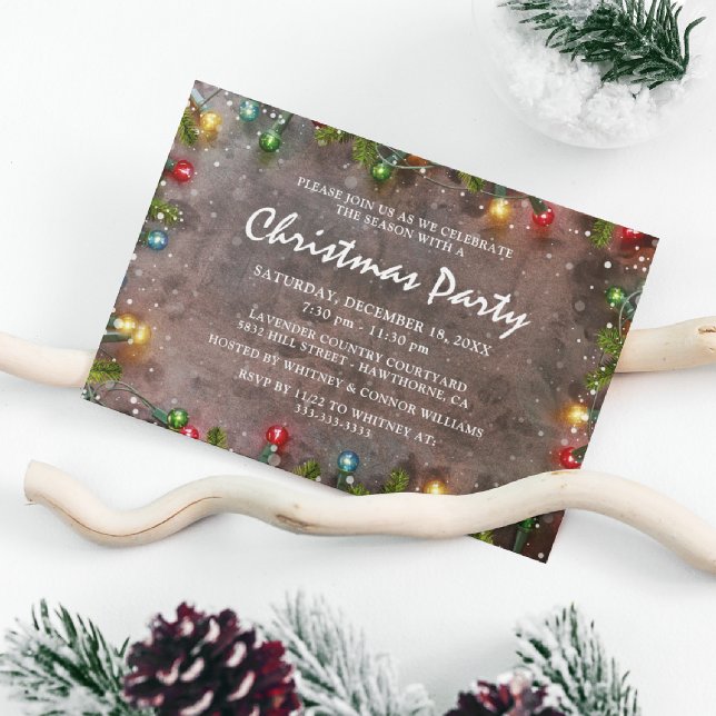 Corporate Christmas Holiday Party Invitation (Creator Uploaded)