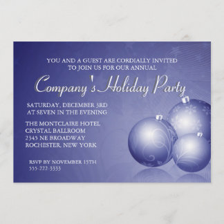 Corporate Christmas Party Invitation