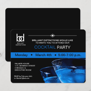corporate cocktail party invitation
