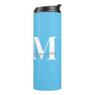 Corporate Company Custom Logo Modern Employee Name Thermal Tumbler