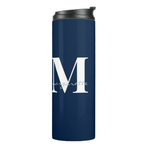 Corporate Company Custom Logo Modern Employee Name Thermal Tumbler