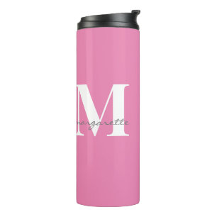 Corporate Company Custom Logo Modern Employee Name Thermal Tumbler