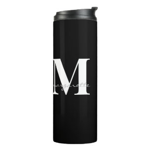 Corporate Company Custom Logo Modern Employee Name Thermal Tumbler