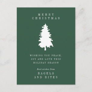 CORPORATE COMPANY HOLIDAY Christmas Tree Postcar Postcard