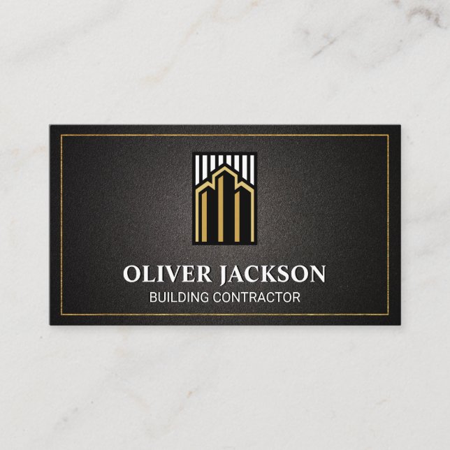 Corporate | Construction Real Estate Business Card (Front)