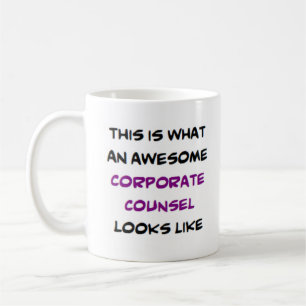 corporate counsel, awesome coffee mug