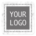 Corporate Custom Logo Modern White Marble