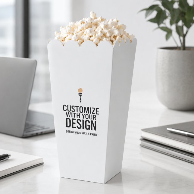 Corporate Customised Personalised Popcorn Favour Box (Creator Uploaded)
