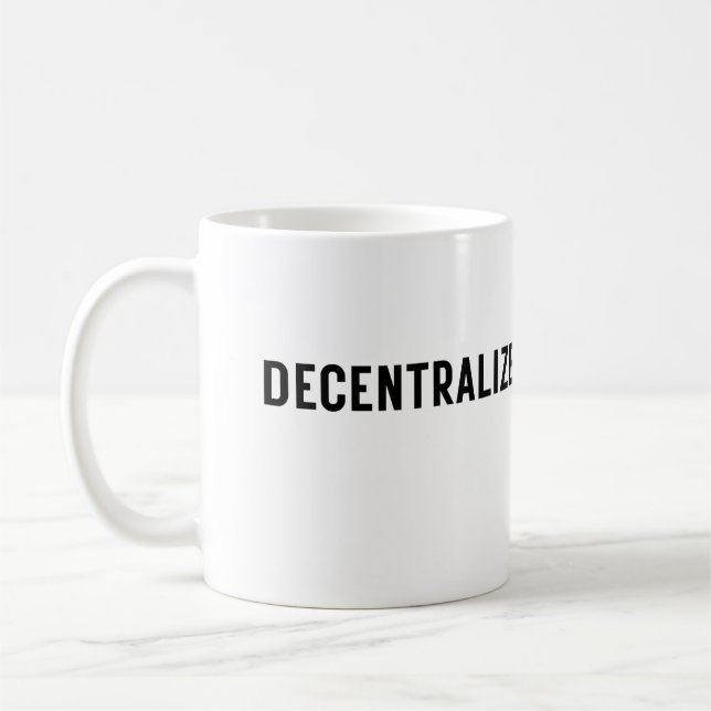 Corporate Decentralised Thinking  Coffee Mug (Left)