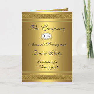 Corporate Dinner Party Add your logo Invitation