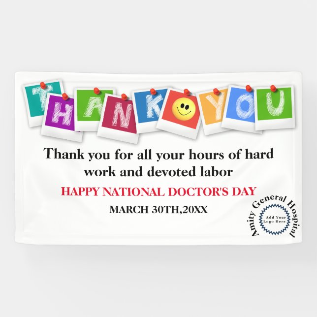 Corporate Doctors Day Thank You Banner (Horizontal)