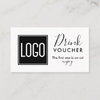 Corporate Drink Voucher – Promotional Event Card