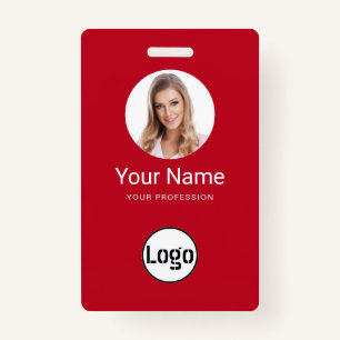 Corporate Employee - Logo,Photo,Barcode Badge ID Badge