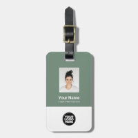 Corporate Employee Photo, Bar Code, Logo, Name