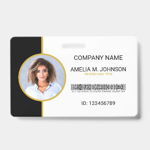 Corporate Employee Photo ID Badge