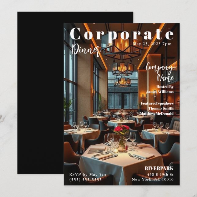 Corporate Event Invitation (Front/Back)