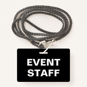 Corporate Event Staff ID Badge