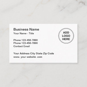 Corporate Executive Logo Ready Business Cards