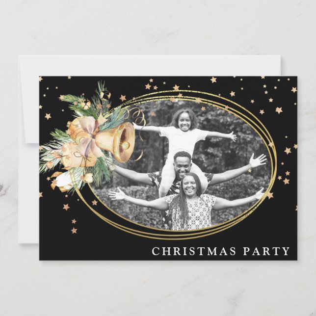 *~* Corporate Family  AP20 Christmas Party Photo Invitation (Front)
