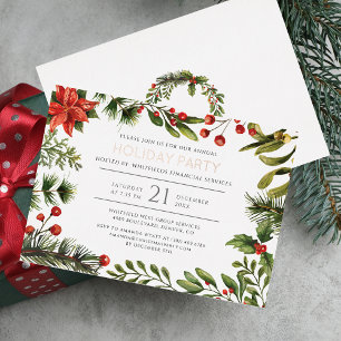 Corporate Festive Christmas Party Rose Gold