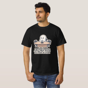 Corporate Ghost Funny Meeting T-Shirt