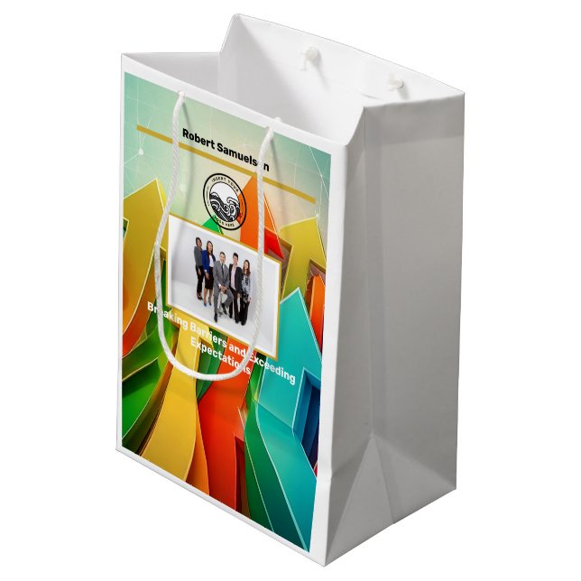 Corporate Gift (Sales) Gift Bag (Back Angled)