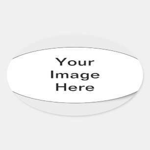 Corporate Gifts Templates DIY Oval Sticker