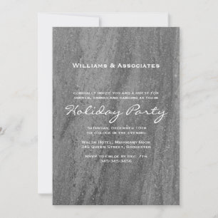 Corporate Granite Holiday Party Invitation