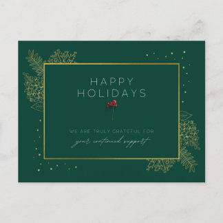 Corporate Holiday Greeting Card Happy Holidays
