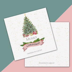 Corporate  Holiday    Merry Christmas Note Card