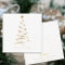 Corporate Holiday Merry Christmas White and Gold