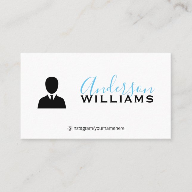 Corporate Icon Business Card (Front)