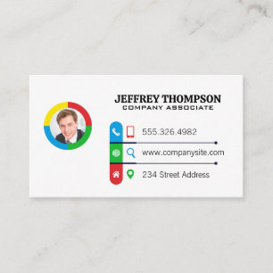 Corporate Info Template   Business Professional Business Card