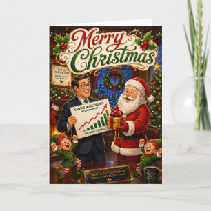 Corporate Investment Broker Client Appreciation Holiday Card