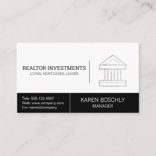 Corporate Lender   Financial Institution Business Card