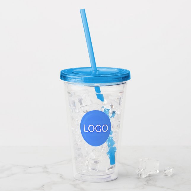 Corporate Logo | Custom Branded Acrylic Tumbler (Front Ice)