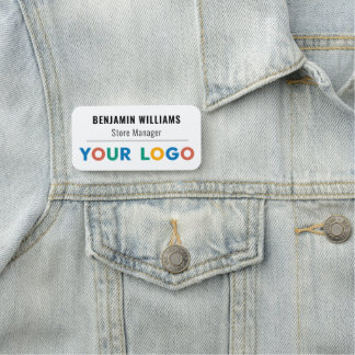 Corporate Logo Custom Employee Professional Name Tag