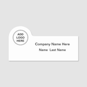 Corporate Logo Design Name Tag