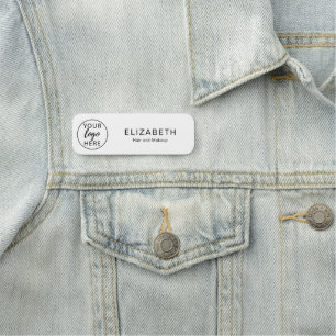 Corporate Logo Employee Name Tag