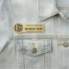 Corporate Logo Gold Colour Printed Plastic Employe