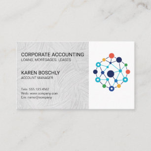Corporate Logo Networking Professional Business Card