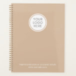 Corporate logo Notebook Planner & business info<br><div class="desc">Make this Corporate Notebook with logo and business info your own. A template in a modern minimalist style which can be easily updated with your company logo and company slogan or info. If you need any help personalising this product, please contact me using the message button and I'll be happy...</div>