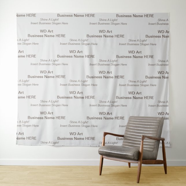 Corporate Name, Slogan Branding Events, Trade Show Tapestry (In Situ (Horizontal))