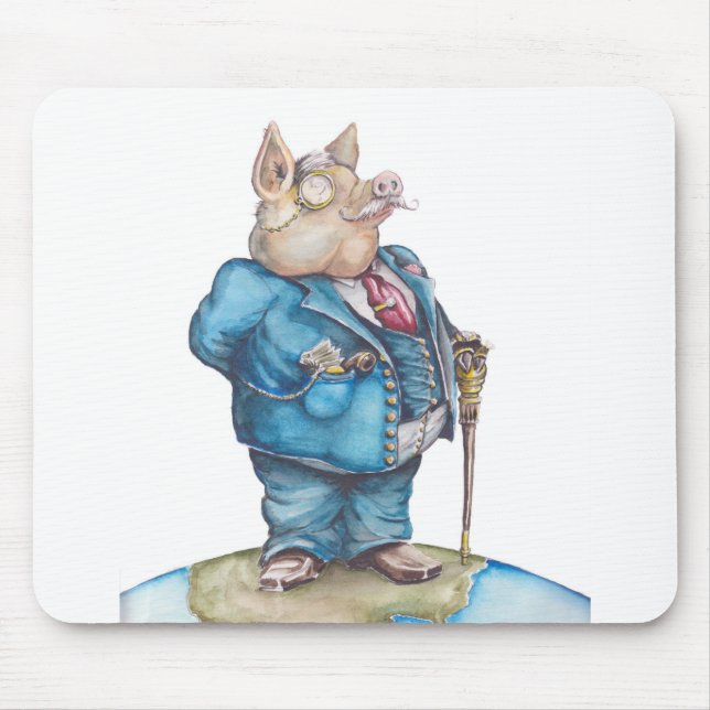 Corporate Pig Mouse Mat (Front)