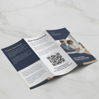 Corporate Portfolio Modern Elegant Trifold Brochur