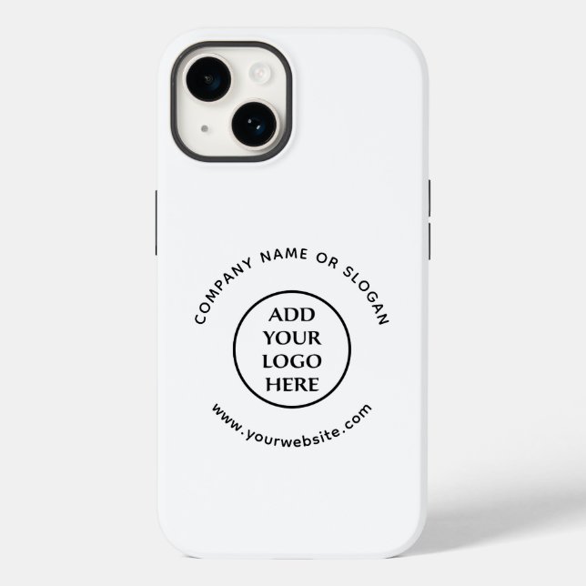 Corporate Professional Business Company Logo Here Case-Mate iPhone Case (Back)