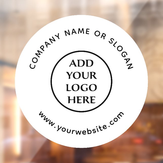 Corporate Professional Business Company Logo Here Window Cling (Sheet 2)