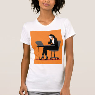 Corporate Pumpkin – Halloween Office Humour Art T-Shirt