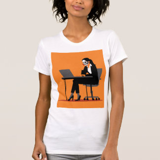 Corporate Pumpkin – Halloween Office Humour Art T-Shirt