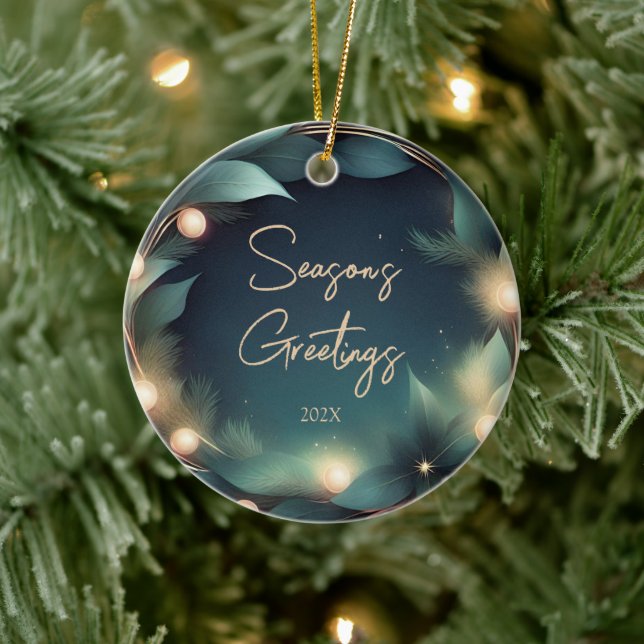 Corporate Season's Greetings Ceramic Tree Decoration (Tree)